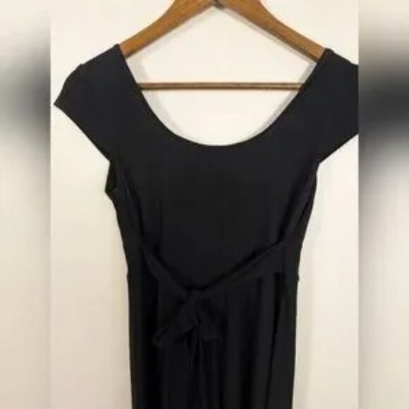 B Darlin - Vintage Y2K Tied Back Mini Little Black Dress - Picture 3 of 4